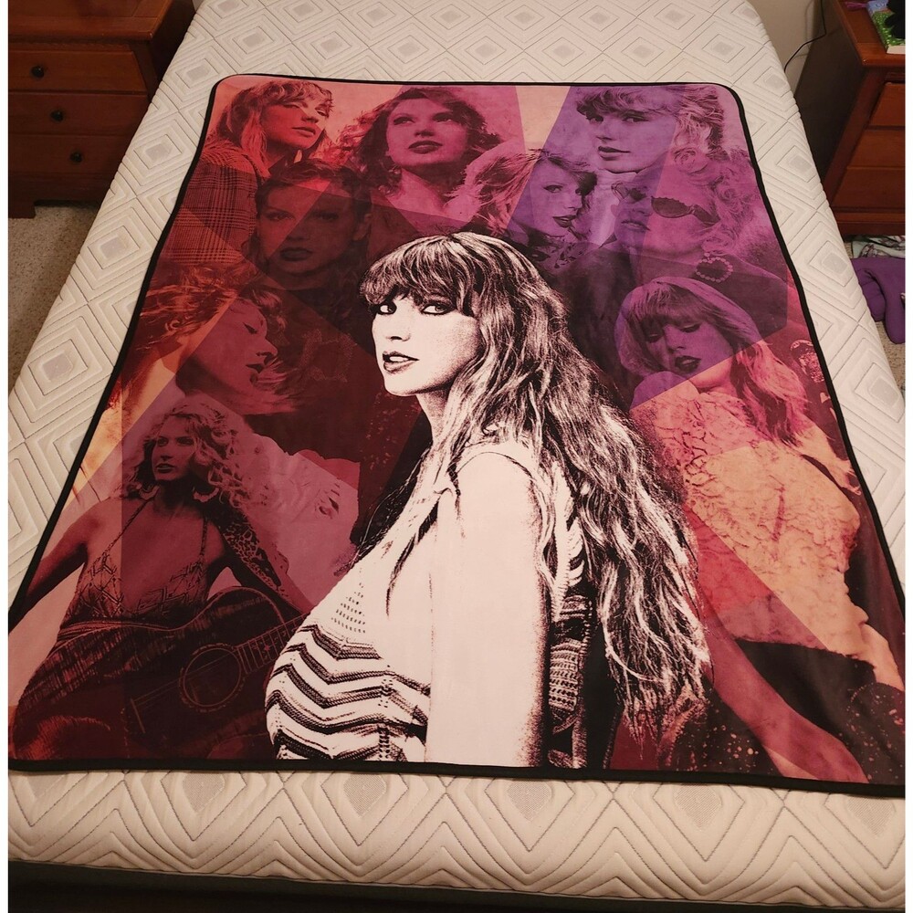 Taylor Swift Eras Tour Plush Fleece Blanket 50x60